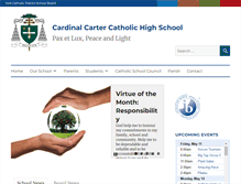 Tablet Screenshot of cch.ycdsb.ca