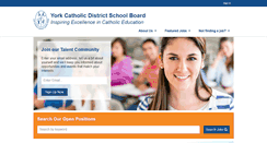 Desktop Screenshot of jobs.ycdsb.ca