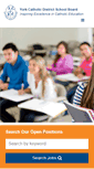 Mobile Screenshot of jobs.ycdsb.ca